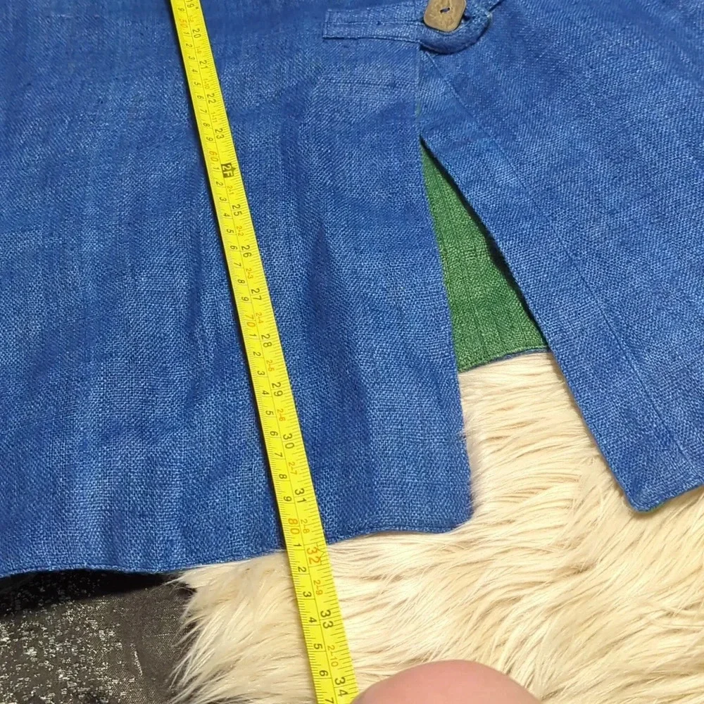 Reversible Hmong embroidery jacket Blazer coat - Picture 3 of 15